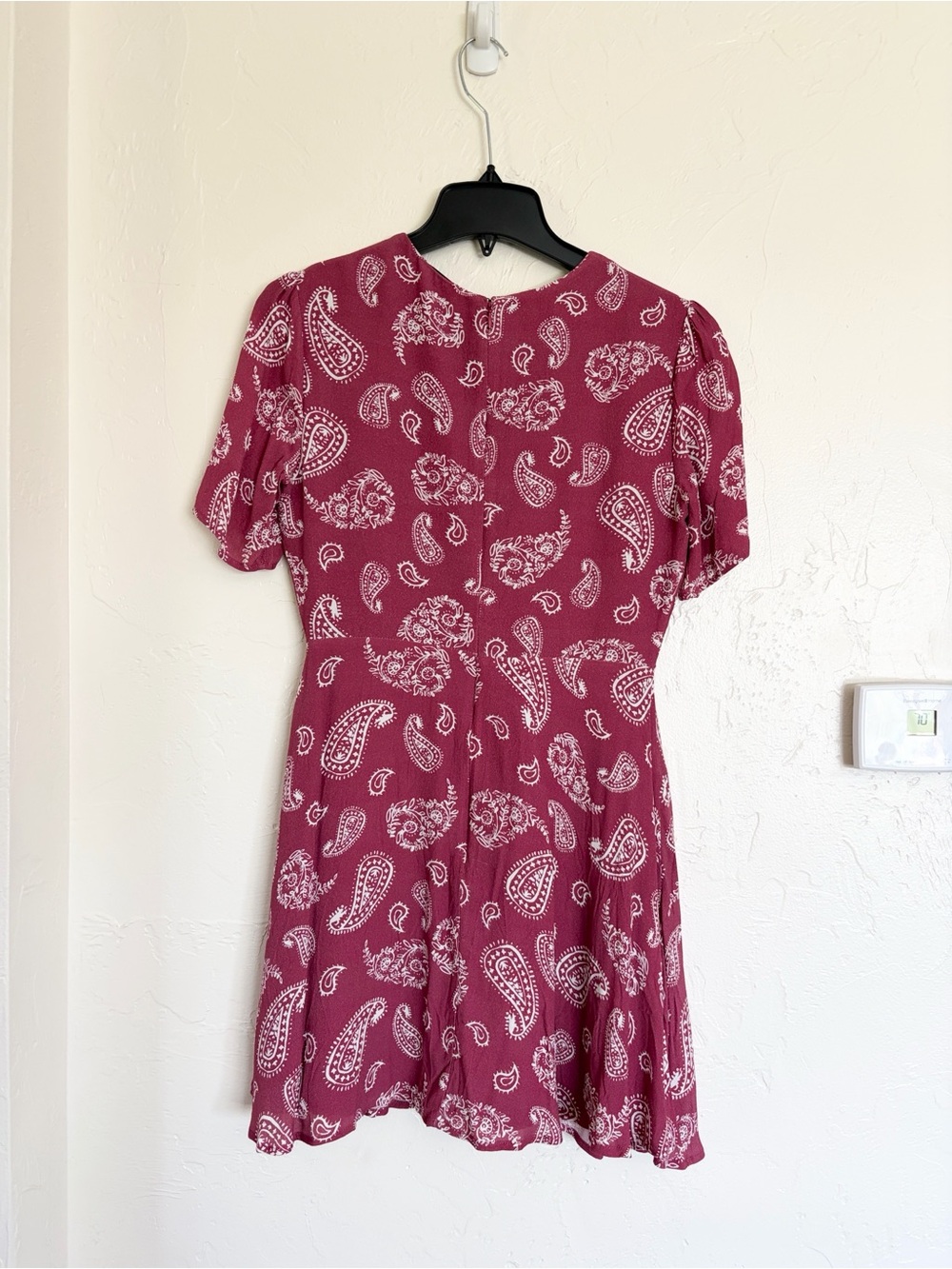 NWOT Majorelle Short-Sleeve Pink and White Fit and Flare Mini Dress - Picture 6 of 9